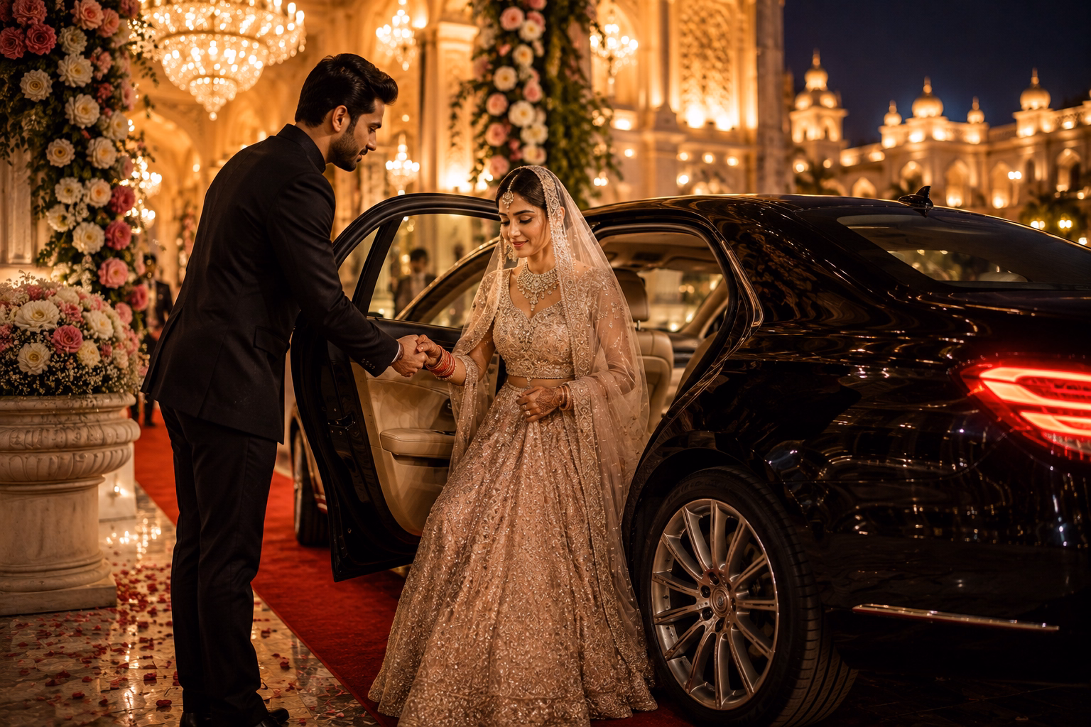 Luxury wedding car service Jaipur